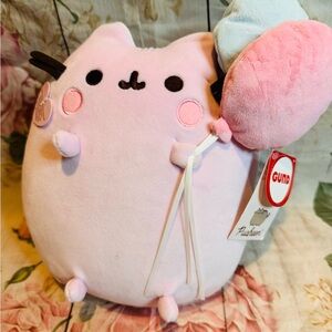 Pusheen Pink 15th Anniversary Squisheen Balloons 9.5 inches Gund New with Tags